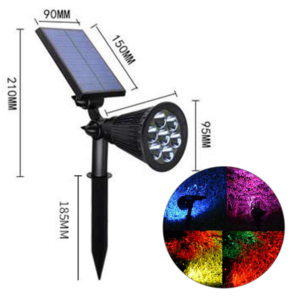 Bright Outdoor Adjustable Solar Garden Light