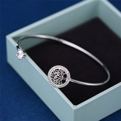 Beautiful Nature Inspired Silver Bracelet - Pexav