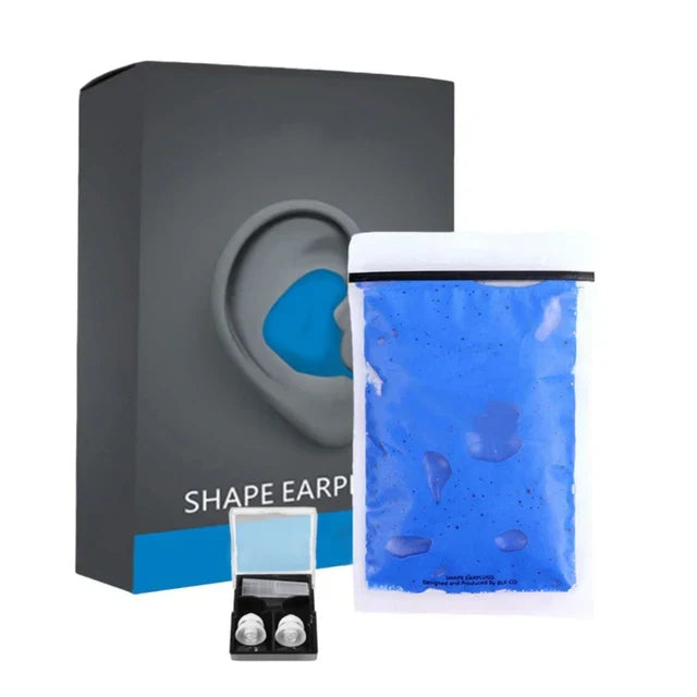 Comfortable Silicone Sleep Earplugs - Reusable Noise Reduction
