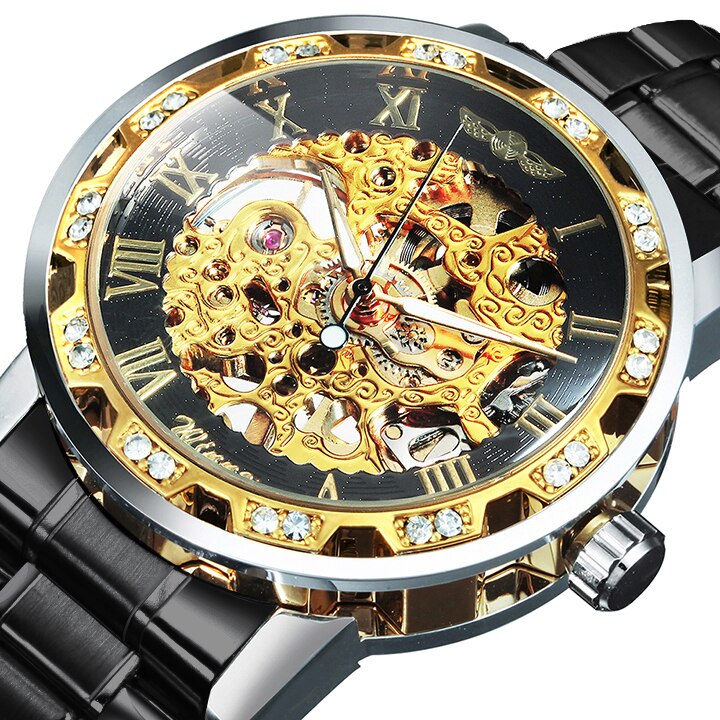Stylish Automatic Skeleton Men's Watch