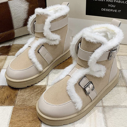 Cozy Fuzzy Women Winter Boots