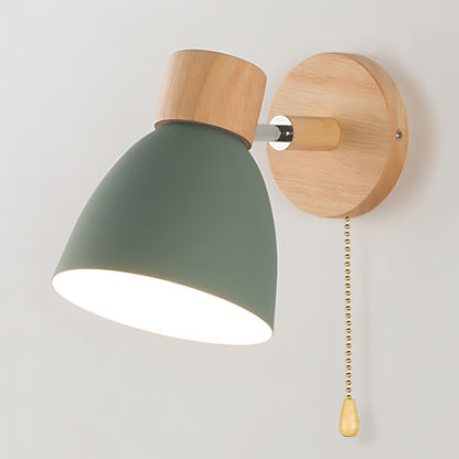 Traditional Nordic Pendant Lamp with Cord Pull - Pexav