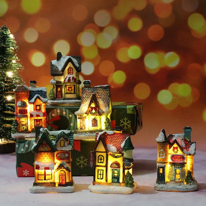 Festive LED Holiday Home Decor Figurines - Pexav