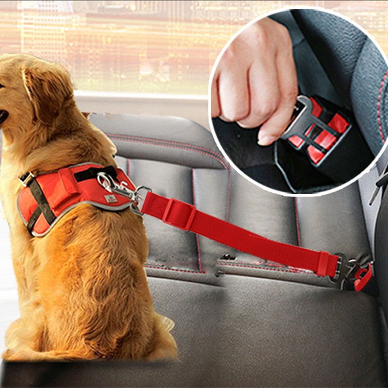 Pet Dog Car Safety Harness Belt - Pexav