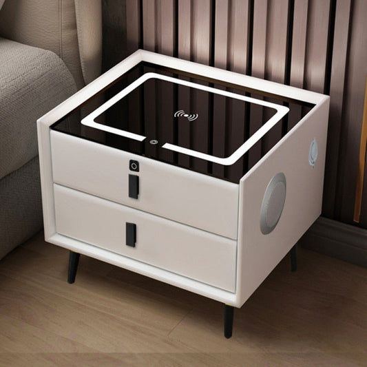 Compact Wireless Charging Bedside Speaker Table - Pexav