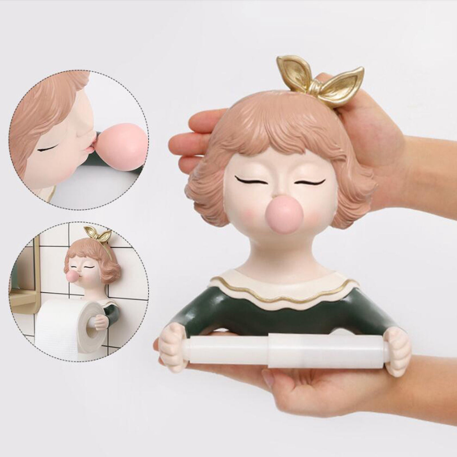 Decorative Bathroom Tissue Paper Holder - Pexav