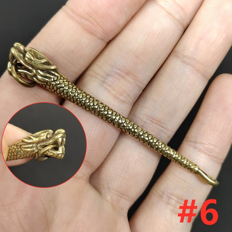 Classic Shine Metal Pocket Keychain