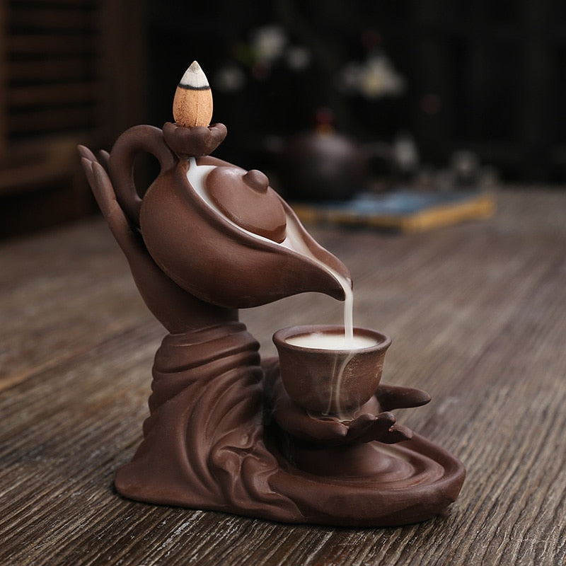 Calming Waterfall Incense Holder - Pexav
