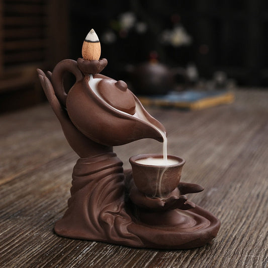 Calming Waterfall Incense Holder - Pexav