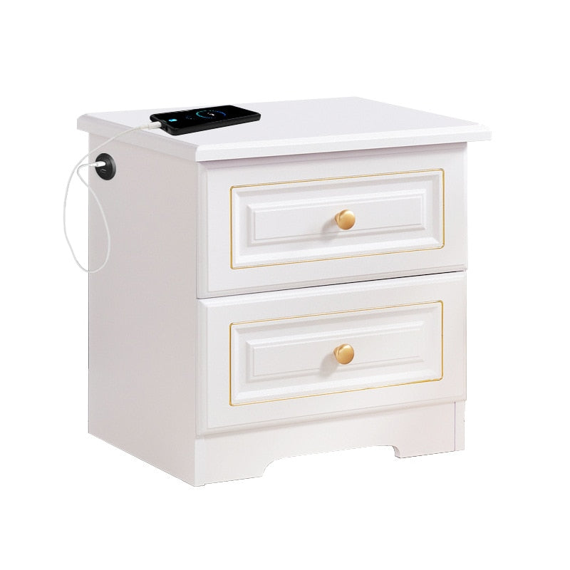 Compact Wireless Charging Bedside Speaker Table