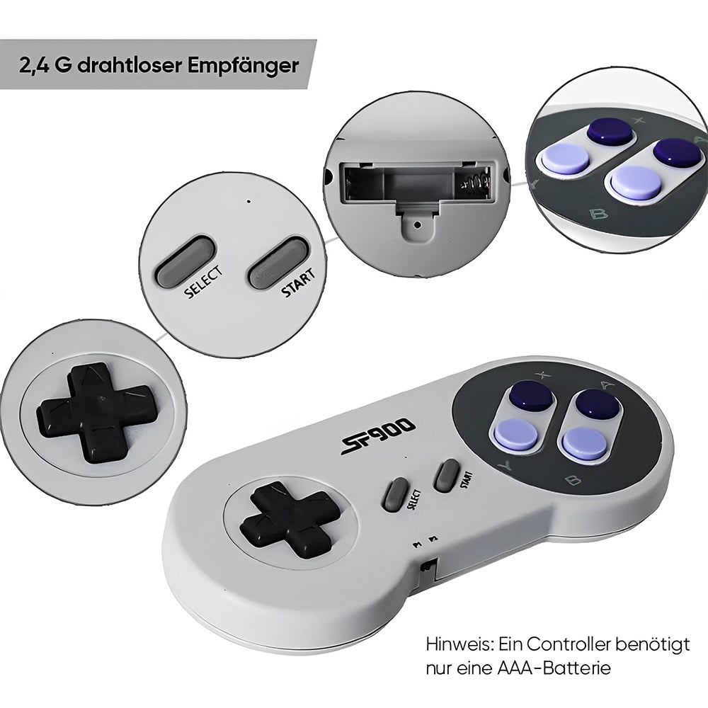 Classic Retro Gaming System with 926 Preloaded Games