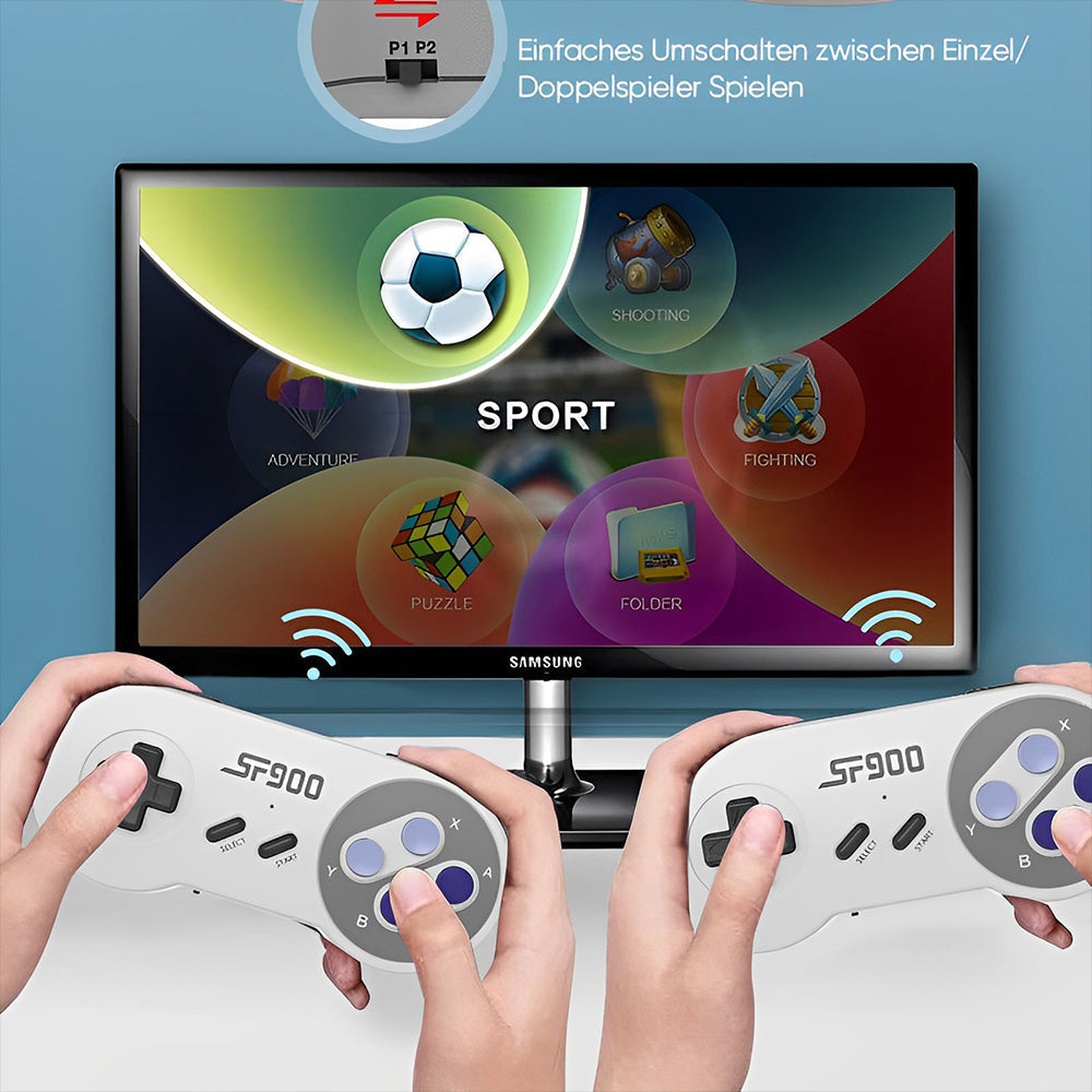 Classic Retro Gaming System with 926 Preloaded Games