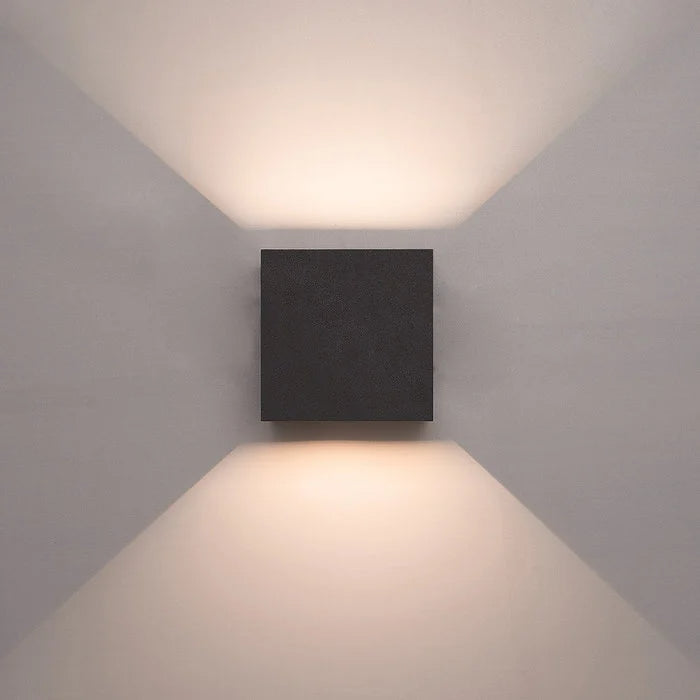 Contemporary Dimmable Cube LED Wall Lamp - Pexav
