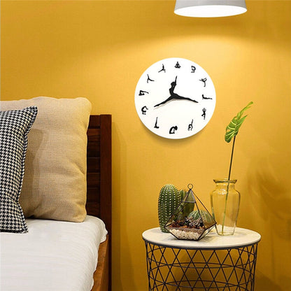 Relaxing Room Round Wall Clock - Pexav