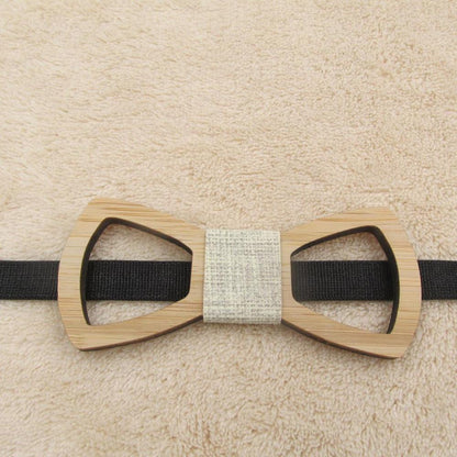 Unique Wooden Anchor Bow Tie