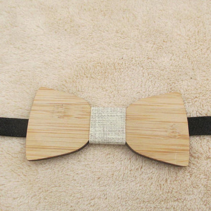 Unique Wooden Anchor Bow Tie