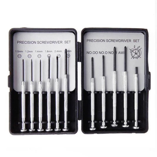 Compact 11-Piece Precision Screwdriver Kit with Storage Case - Pexav