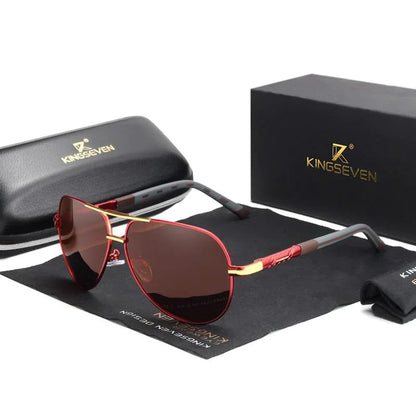 Trendy Men's Shades with UV Protection