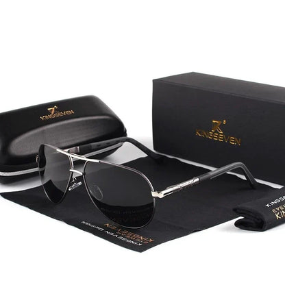 Trendy Men's Shades with UV Protection