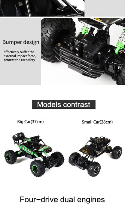Tough Remote Control Monster Truck with Heavy Duty Suspension