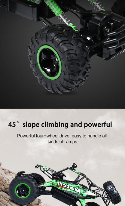 Tough Remote Control Monster Truck with Heavy Duty Suspension