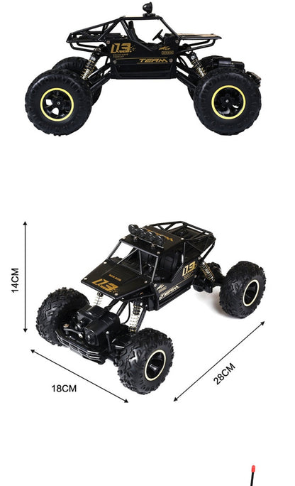 Tough Remote Control Monster Truck with Heavy Duty Suspension