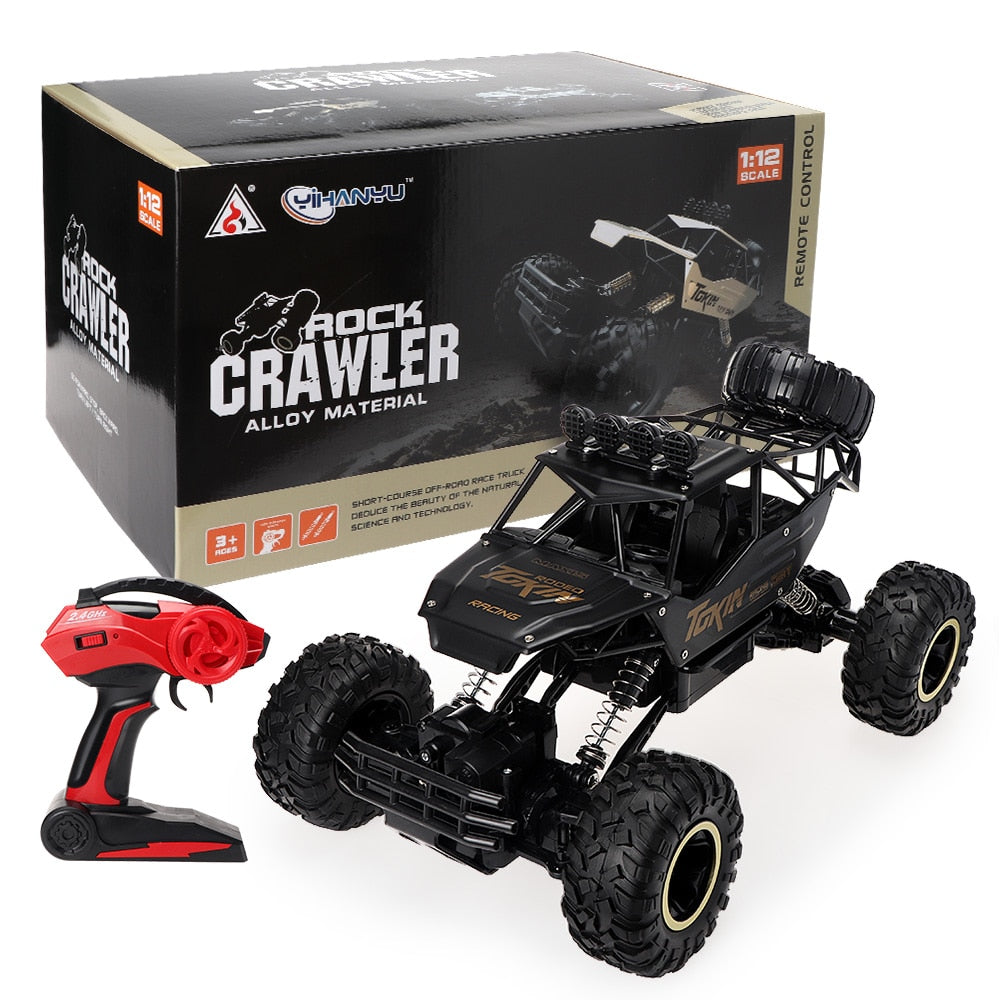 Tough Remote Control Monster Truck with Heavy Duty Suspension