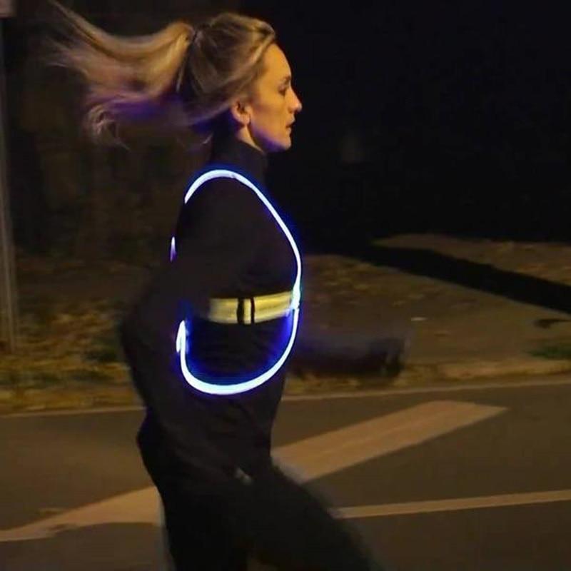 Visible Hi Vis Running Vest for Night Safety