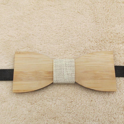 Unique Wooden Anchor Bow Tie