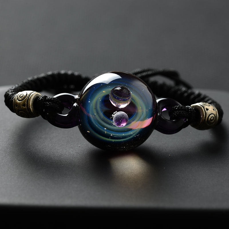 Unique Space Theme Beaded Bracelet