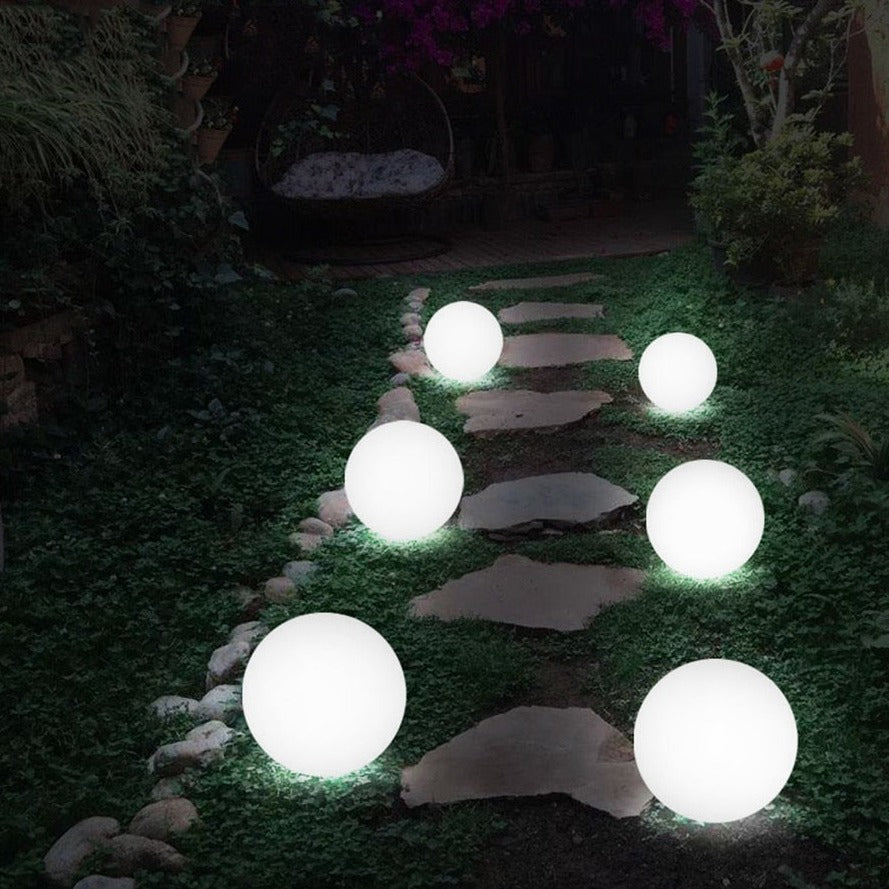 Wireless Outdoor Solar LED Globe Light