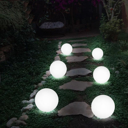 Wireless Outdoor Solar LED Globe Light