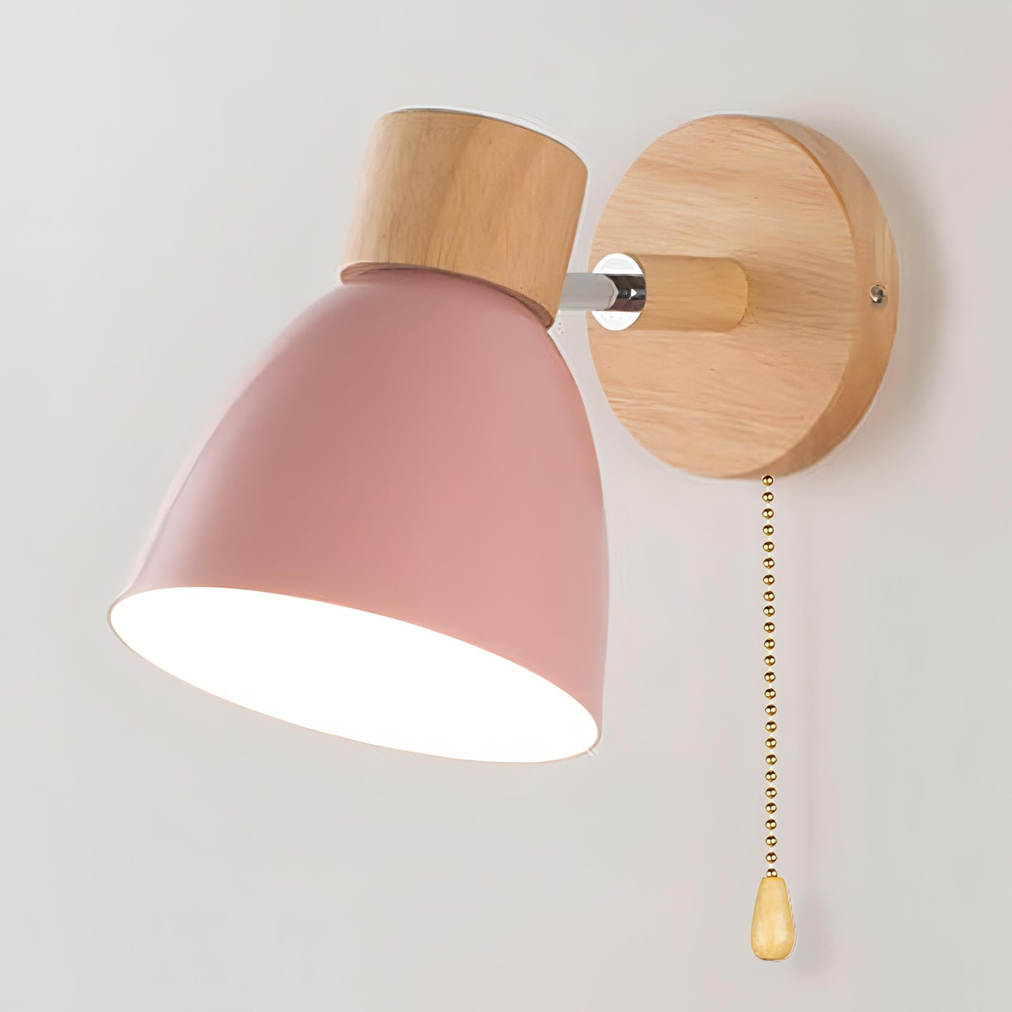 Traditional Nordic Pendant Lamp with Cord Pull