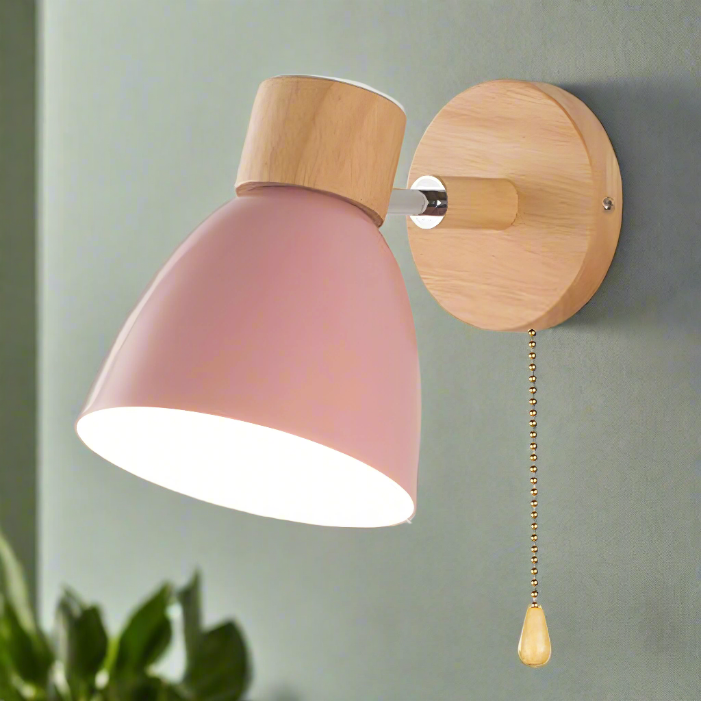 Traditional Nordic Pendant Lamp with Cord Pull