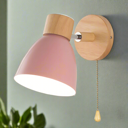 Traditional Nordic Pendant Lamp with Cord Pull
