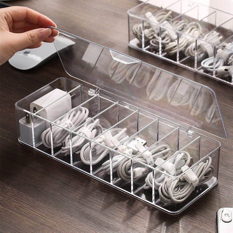 Clear Cord Storage Container - Pexav