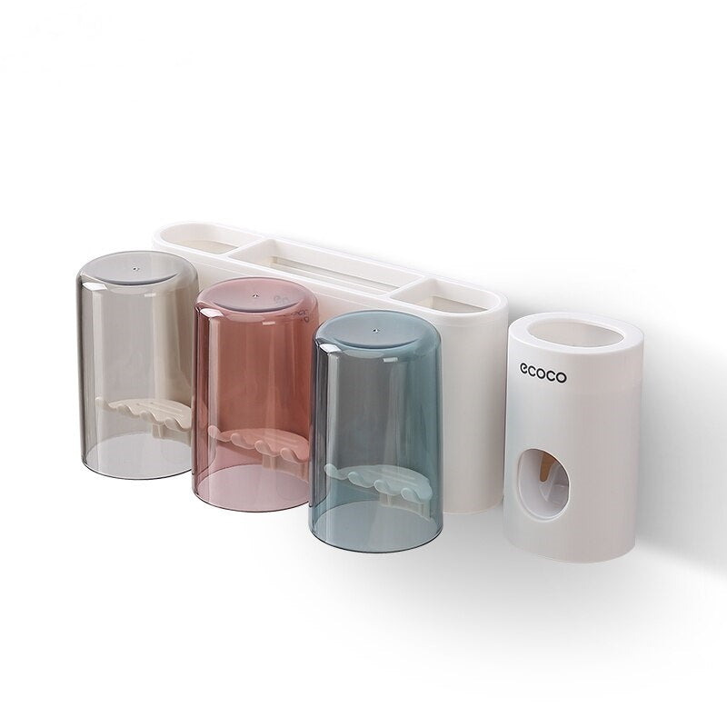 Space Saving Bathroom Storage Toothbrush Holder
