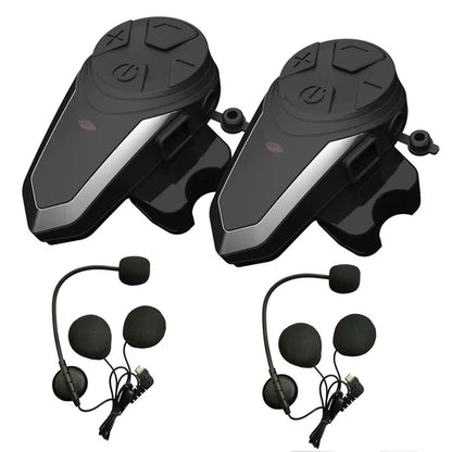 Wireless Motorcycle Helmet Headset with Bluetooth and Long Range
