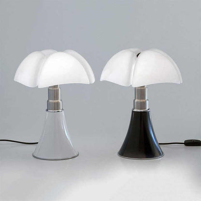 Elegant Floral Glass Table Lamp
