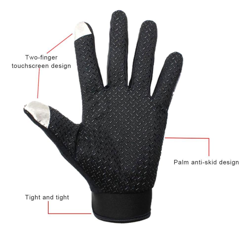 Waterproof Bike Gloves with Grip and Breathable Palm