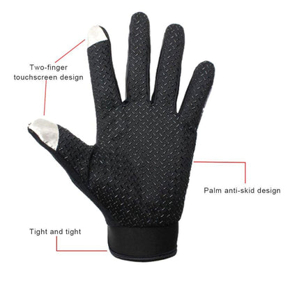 Waterproof Bike Gloves with Grip and Breathable Palm