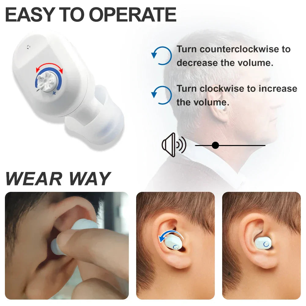Compact Discreet Hearing Aids – ClearMini 2025