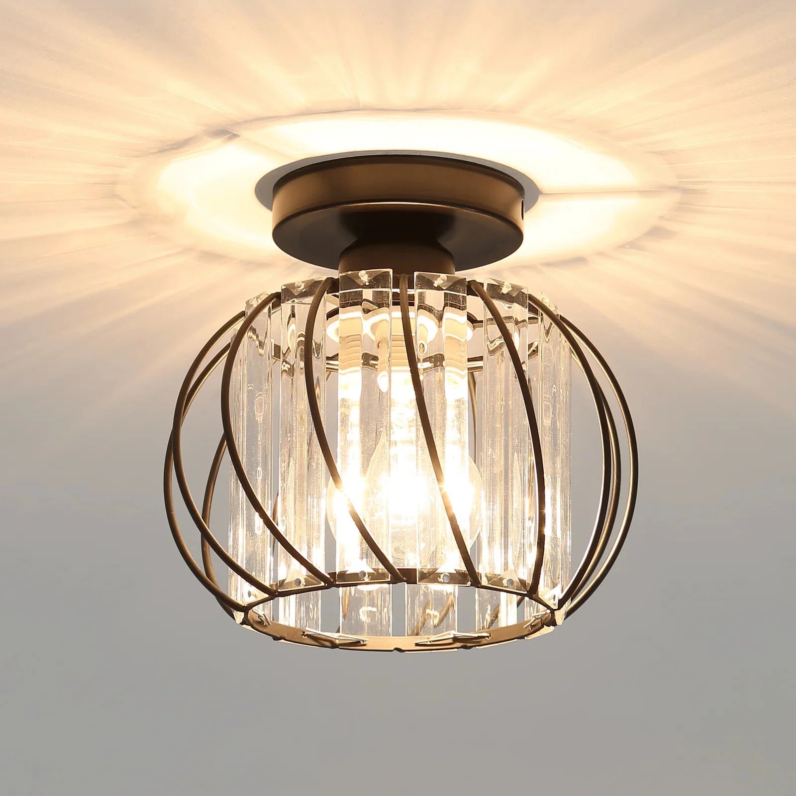 Stylish Unique Glass Pendant Light Fixture - Pexav