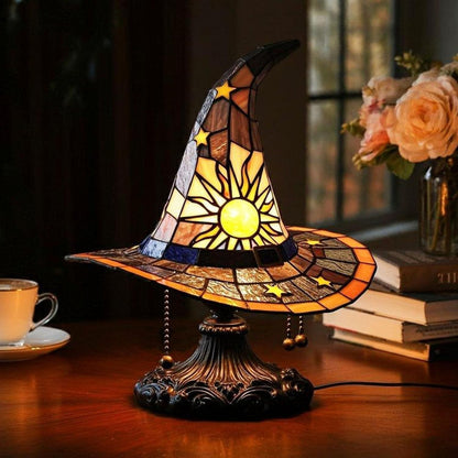 Hand-Crafted Stained Resin Floor Lamp with Sunburst Design – Colorful Mosaic Shade and Durable Cast Iron Base 2