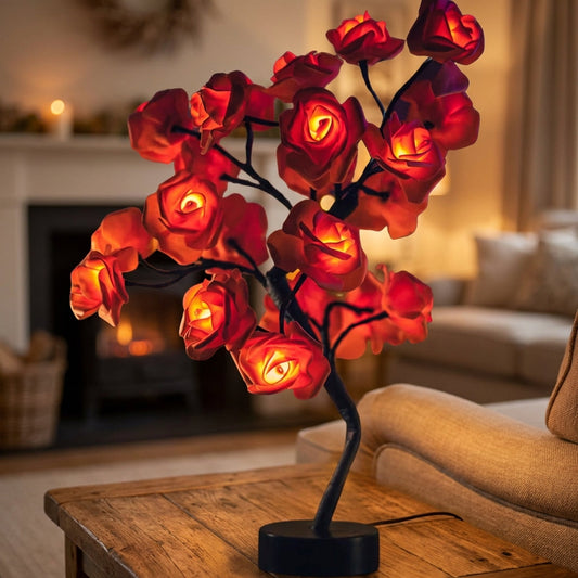 Unique Floral String Lamp - Glowbloom - Pexav