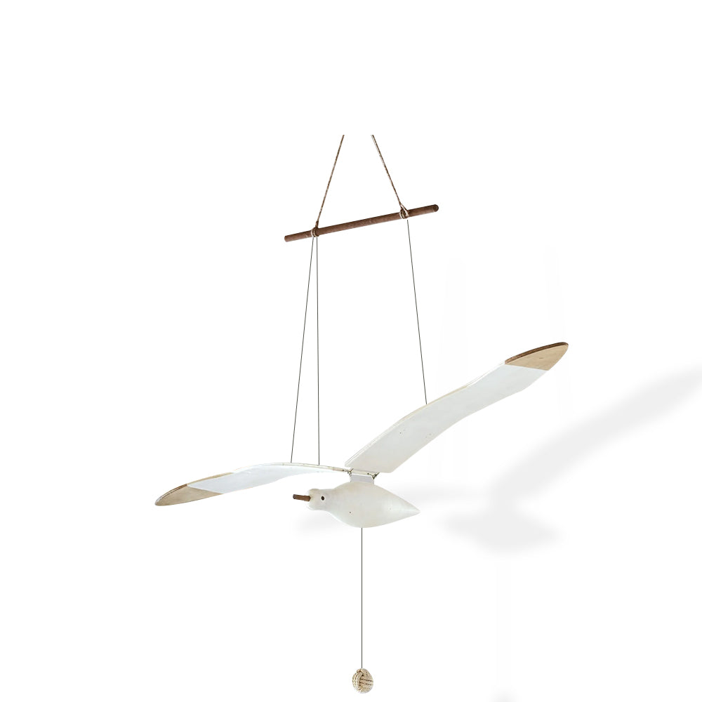 Beachy Wood Seagull Home Decor - Pexav