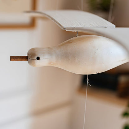 Beachy Wood Seagull Home Decor