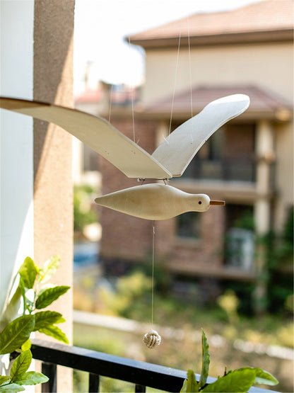Beachy Wood Seagull Home Decor