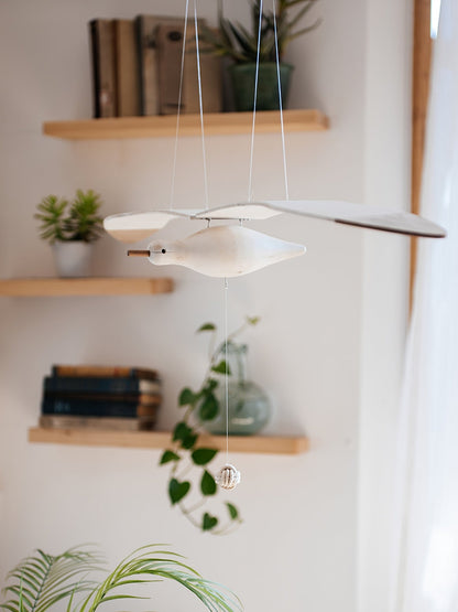 Beachy Wood Seagull Home Decor