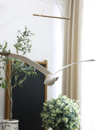 Beachy Wood Seagull Home Decor